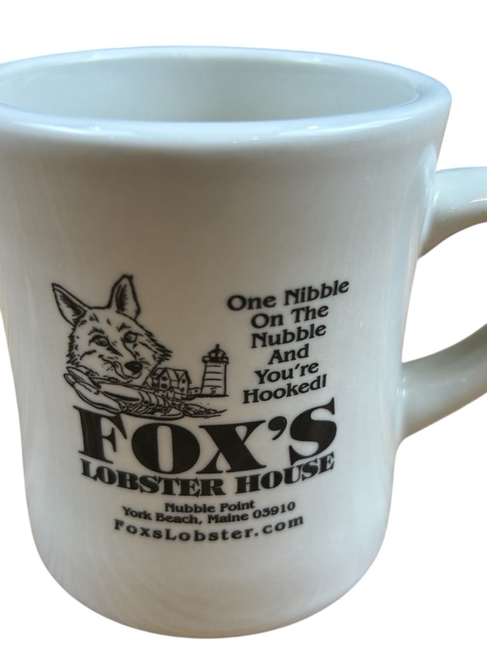 Fox’s Lobster House Coffee Mug York Beach Maine Restaurantware